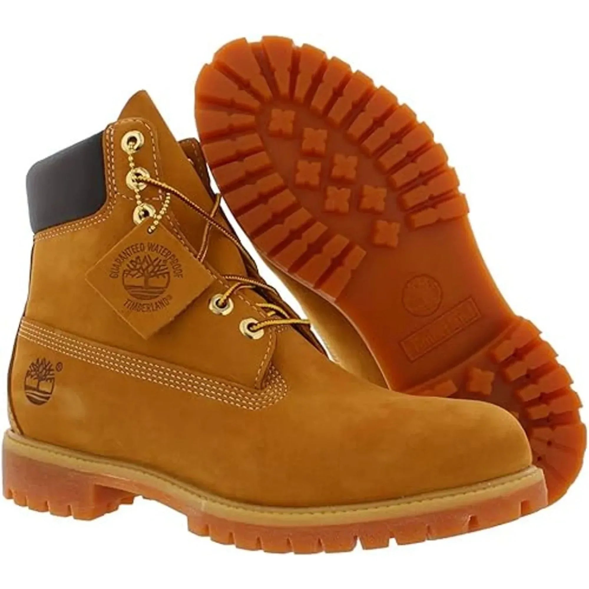 , Boot Nubuck 6-Inch Premium Wheat Waterproof Men's Timberland