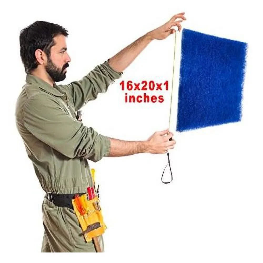 Clean Filter 16X20x1 Filters Conditioner Pack Replacement Vent-2 Furnace Air