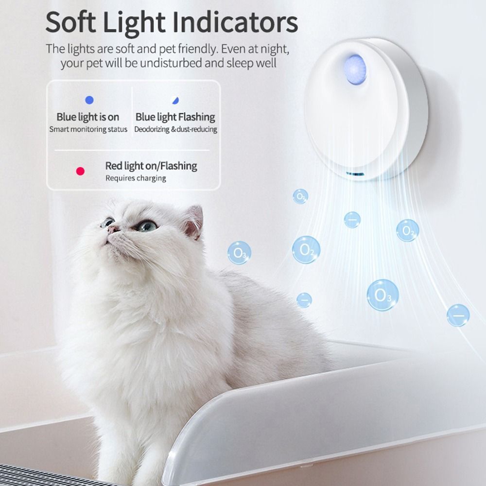 Rechargeable Deodorizer Air Purifier Smart Odor Cat Cleaner Deodorization Pets