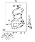68452959AC View New Mopar Genuine Camera 2018-2024 OE Rear