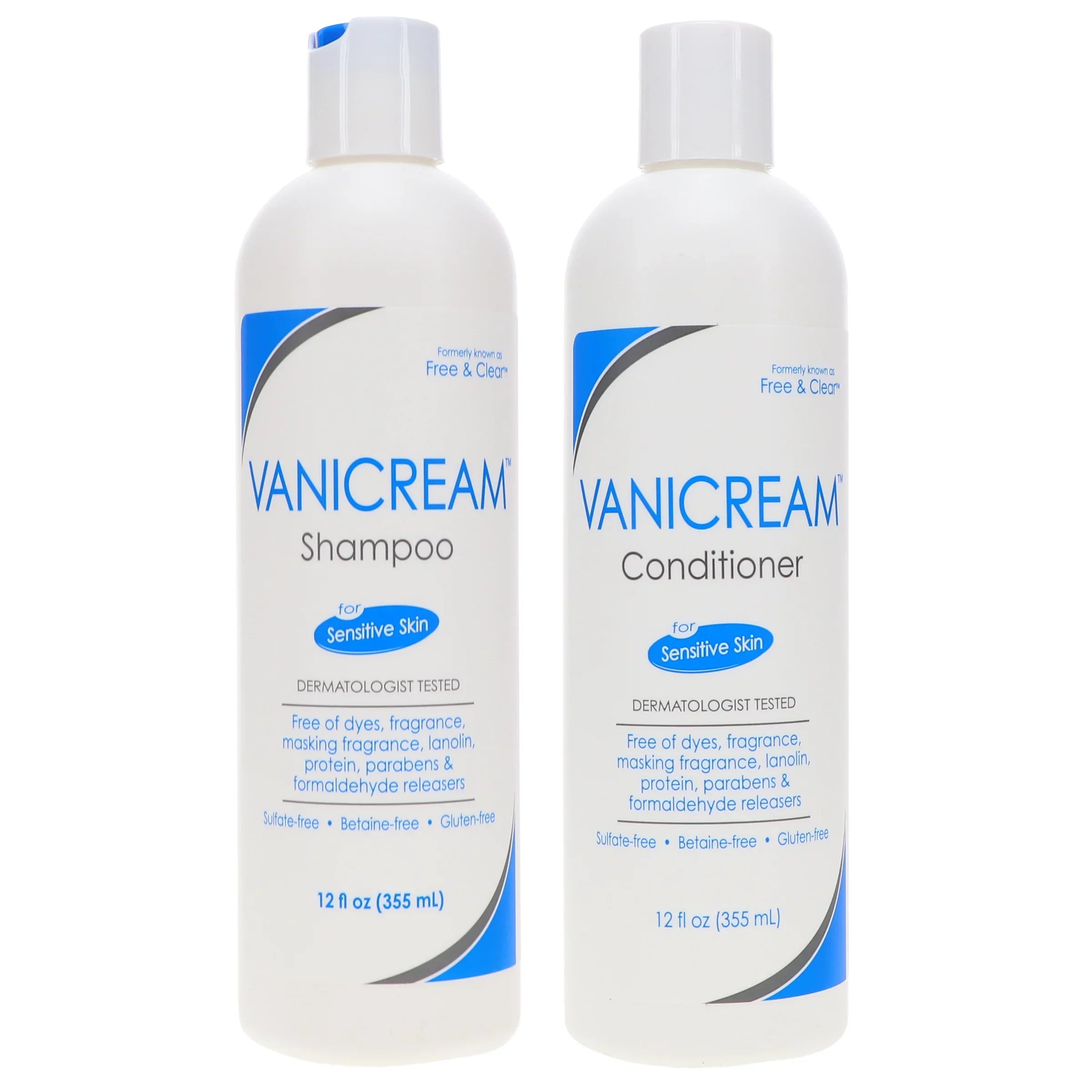 Combo 12 Vanicream oz & oz Conditioner Pack Shampoo 12