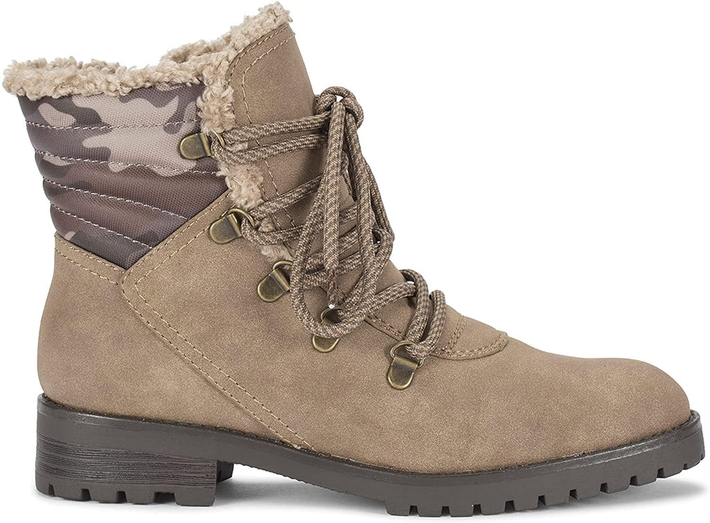 Camo Dennison Boots BareTraps 6 Mushroom Womens