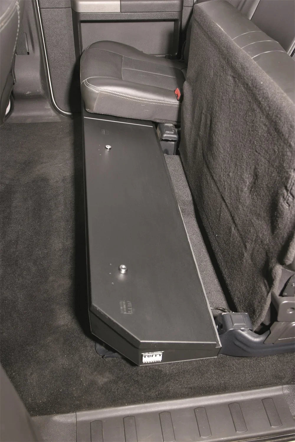Tuffy SuperCrew 2003-2016 Lockbox; Products Ford Security Seat 309-01 Under Black; SuperDuty