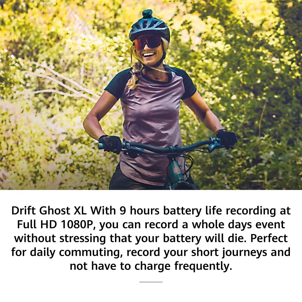 Battery Support 9 External Sports XL Hour Drift Life Camera Mic Waterproof Ghost Camera,