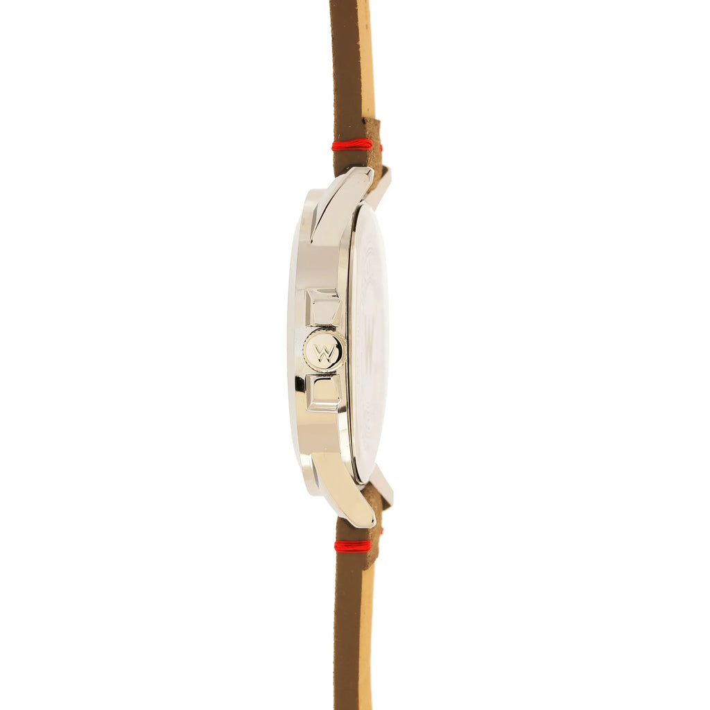 Wrangler Watch Black Dial, Strap Beige 48mm