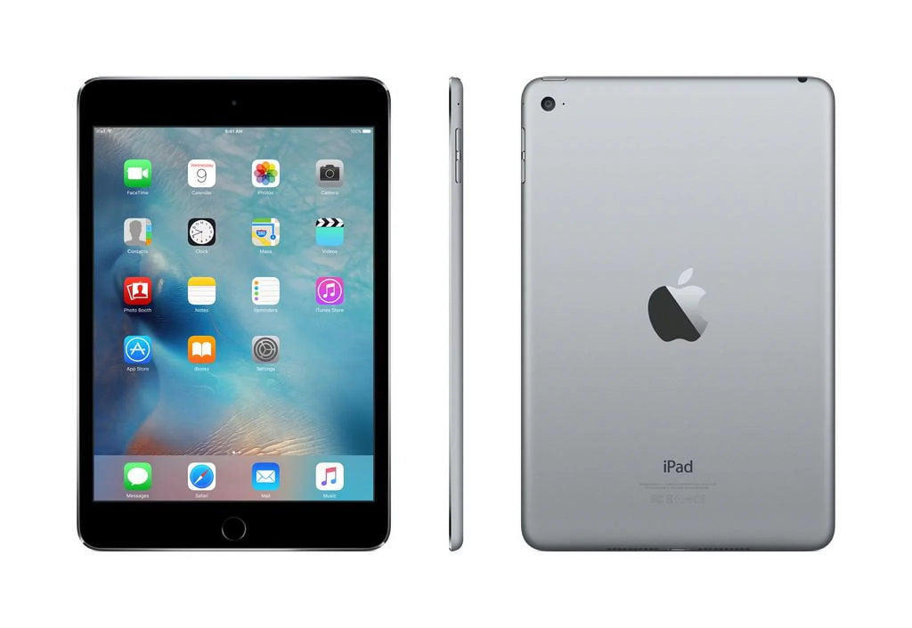 (Refurbished) Gray Restored Wi-Fi iPad Mini 4 MK8D2LL/A Apple Space 128GB