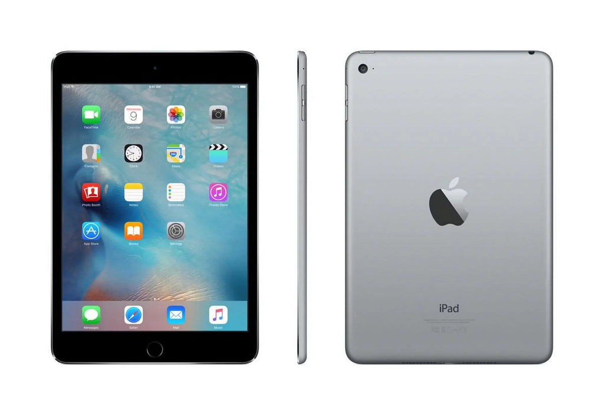 (Refurbished) Gray Restored Wi-Fi iPad Mini 4 MK8D2LL/A Apple Space 128GB