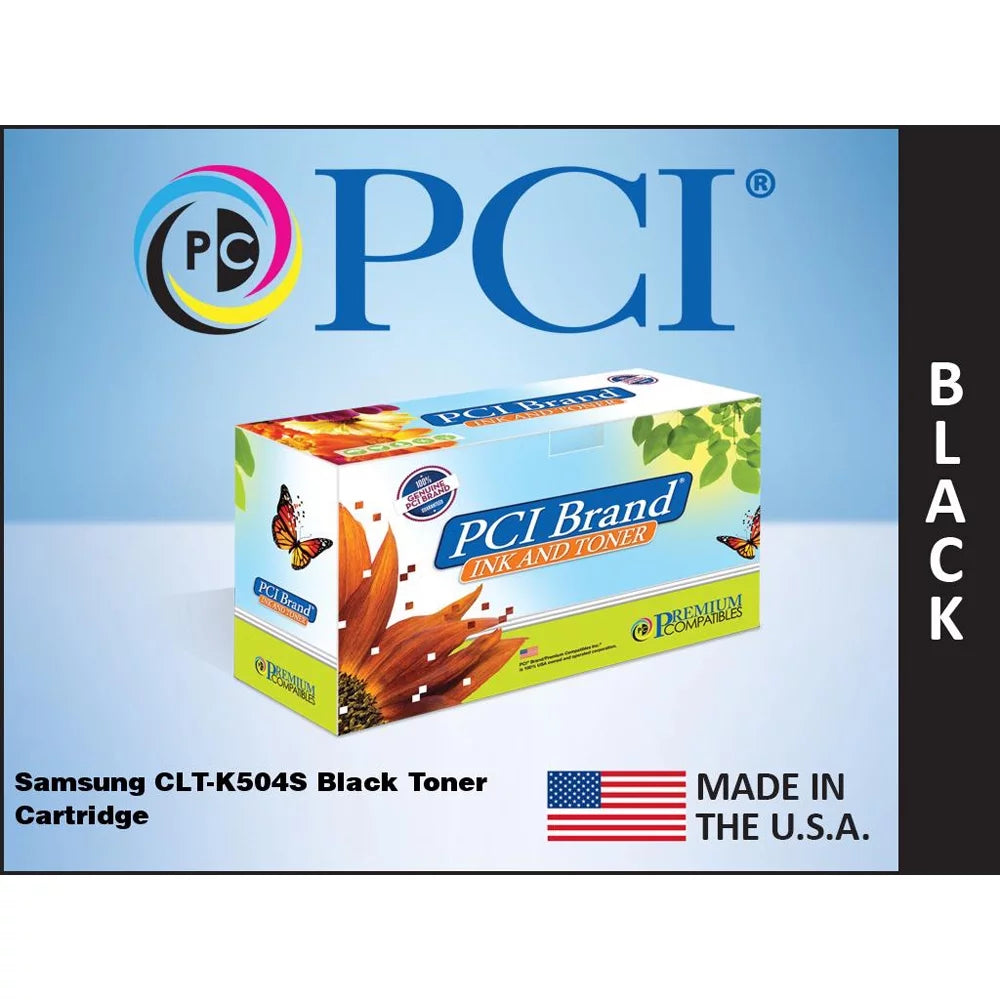 Black Replacement Samsung PCI Toner Cartridge CLT-K504S Brand