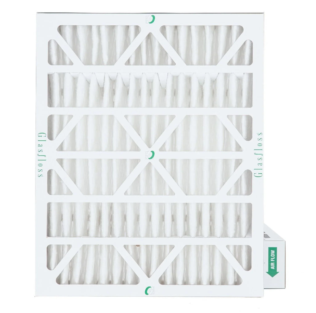 Glasfloss. 3-3/4 of 2 x MERV Pleated Size: 23-3/8 x Air Actual 4" Inch 19-3/8 20x24x4 Pack 13 by Filters