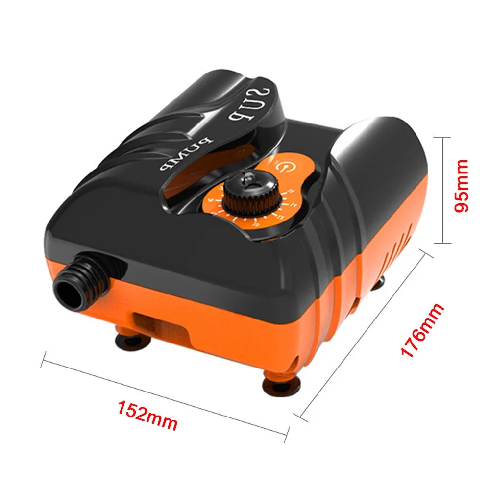 Paddle Intelligent for Electric Boat, Inflatable Air Compressor High 16PSI Pressure Board Pump Tomshoo Pool