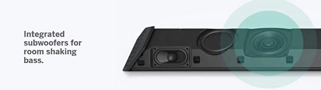 Channel Box 36” Soundbar Subwoofers - BLACK Dual VIZIO Open SB362AN-F6 2.1