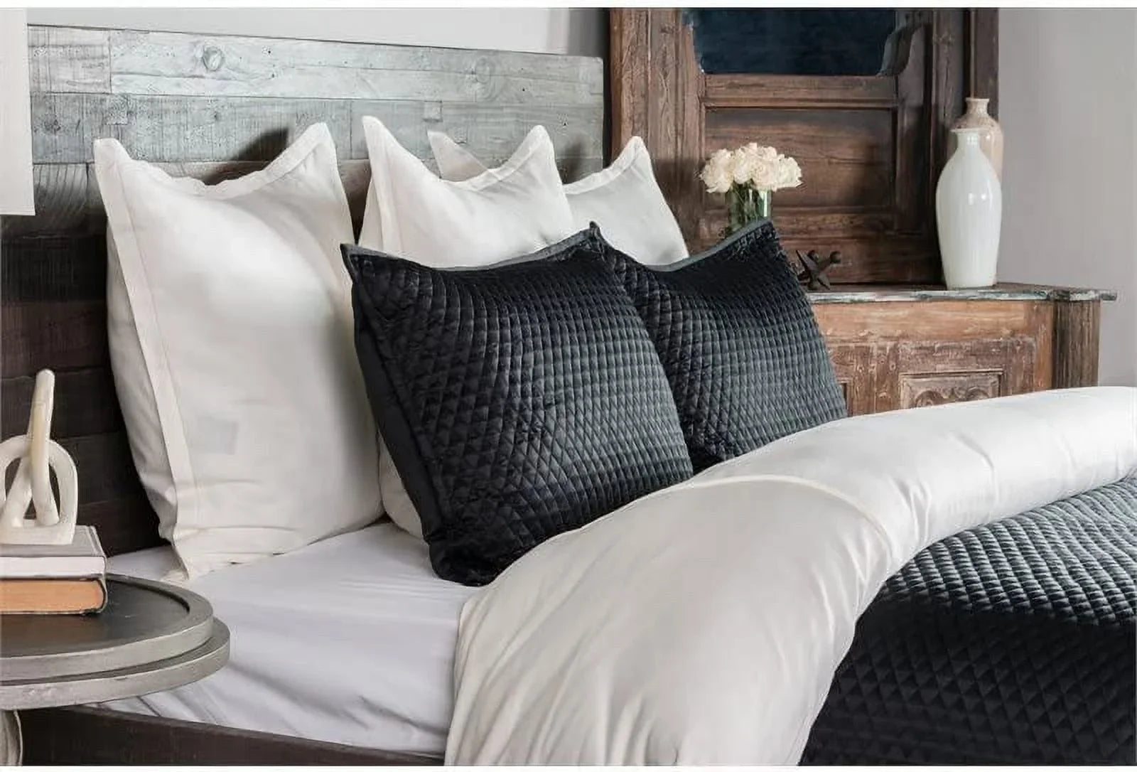 Home Euro Kosas Black 100% by Sham Winthrop Sateen