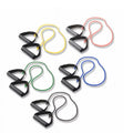 '- Included Yellow, - Black 5 Tubing 48in. Cords Band Handles (Set) Fitness Exercise w/ Cando Resistance