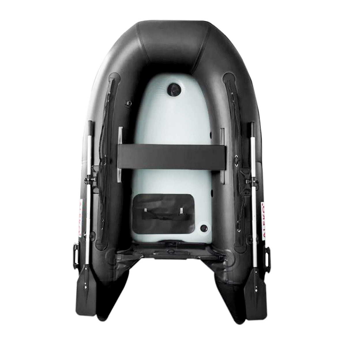 Inflatable ALEKO Fishing Black 8.4 - Boat Floor Foot Air -