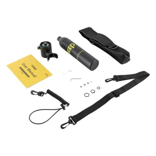 Diving Oxygen Underwater Dive Scuba Set 0.13gal Cylinder Breath Device Tank Mini