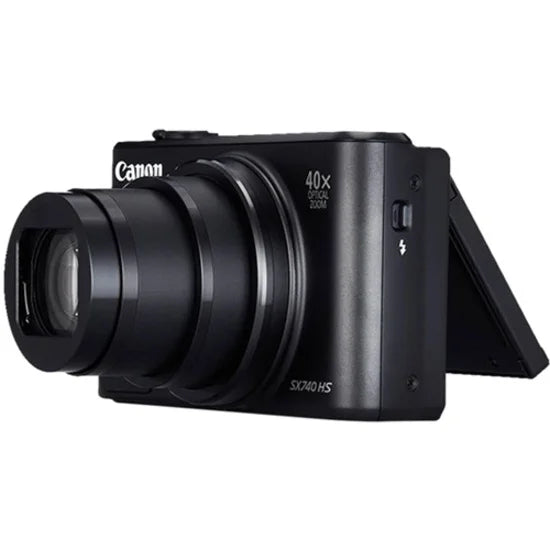 Black 20.3 Compact PowerShot Camera, SX740 HS Megapixel Canon