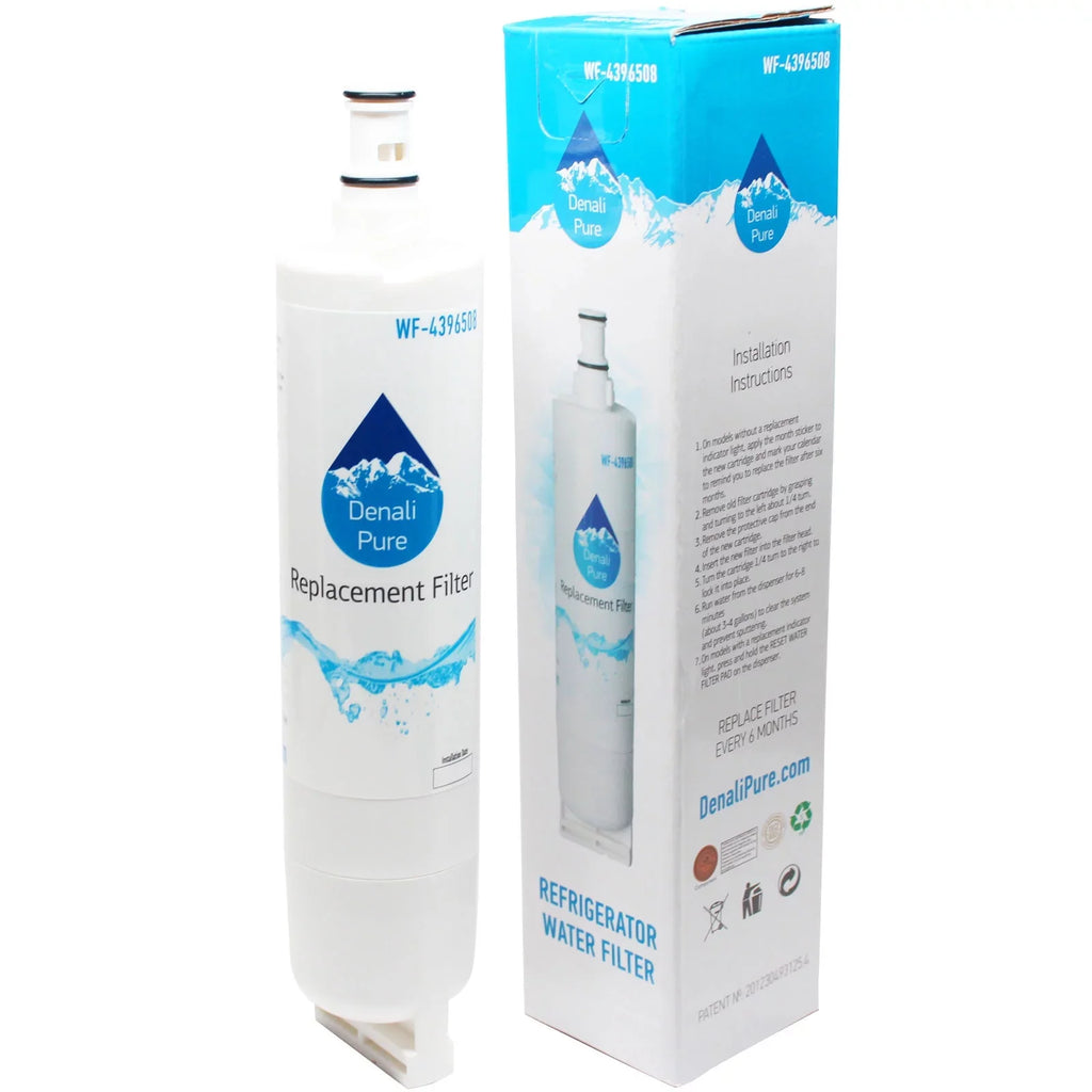 Fridge Compatible Compatible 6-Pack 4396510 - Water Filter Cartridge Refrigerator 4396508, Whirlpool Water with with Filter Whirlpool GS2SHEXNB02