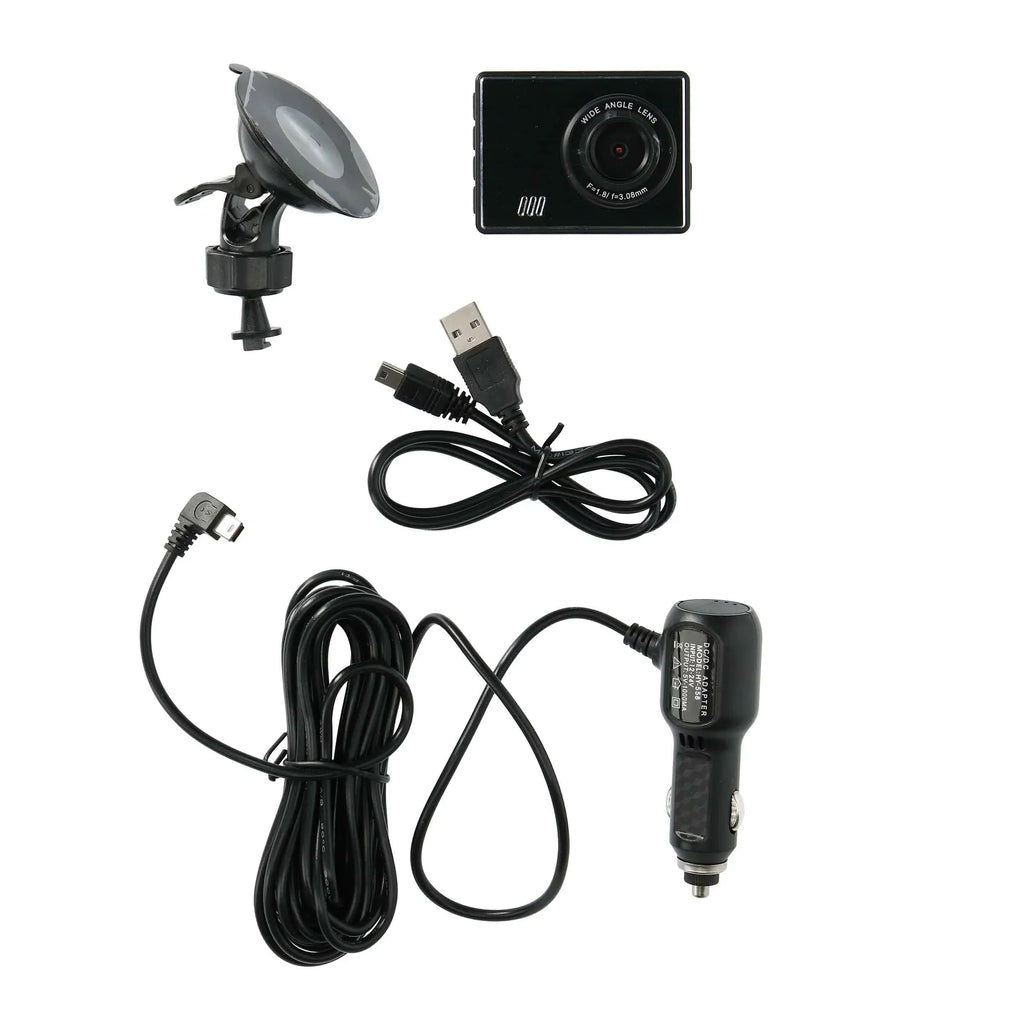 LCD TE-DVR1080 iBeam Suction Camera 2" w/ Dash Screen Mount Windshield 1080P
