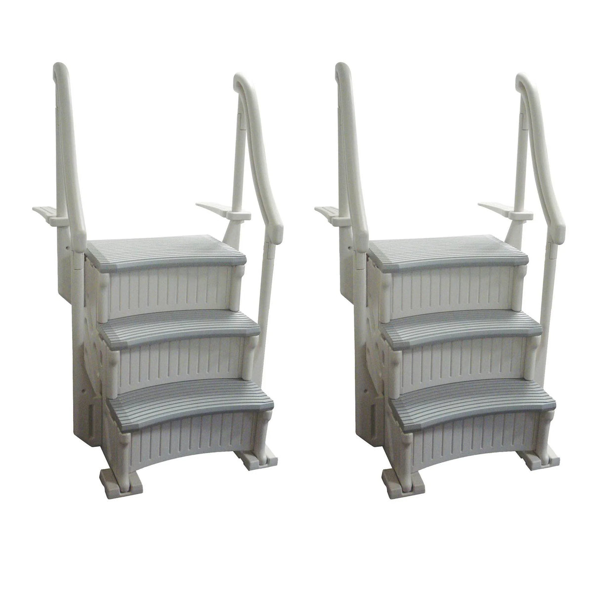 Grand Entry Steps Swimming Pool CCXIG Stairs Inground Gray Pack) (2 Confer