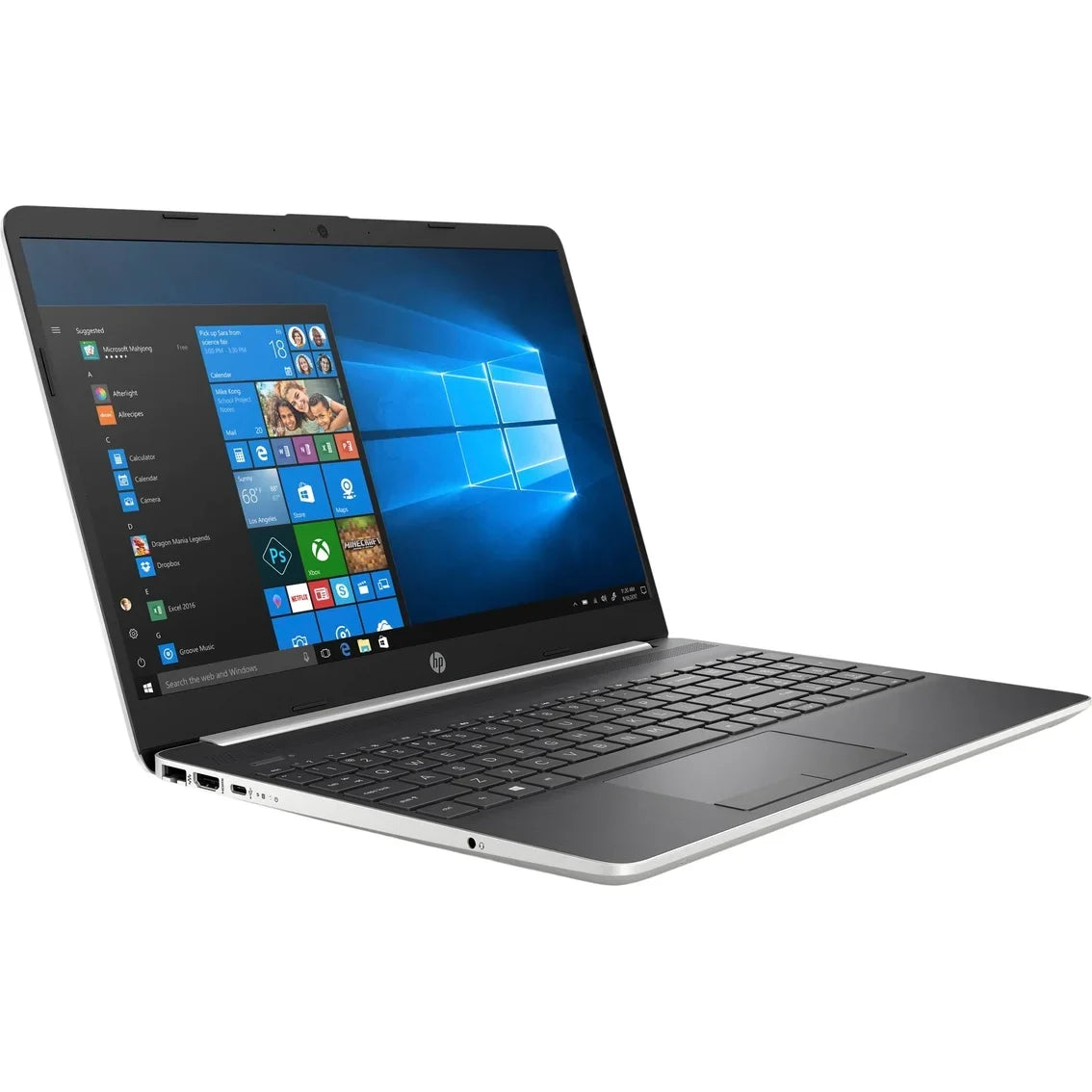HP 15-dw0085nr Restored HDD SDRAM i3-7020U 4GB (Refurbished) 15.6" 10 WLED Windows 1TB Touchscreen Intel HD 2.GHz