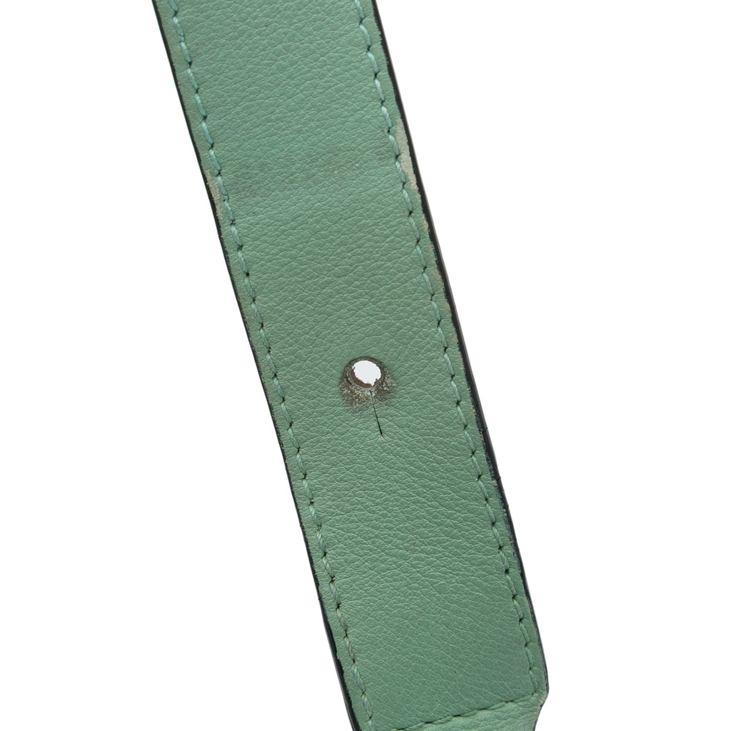 Satchel Puzzle Unisex LOEWE Leather Green Calf Pre-Owned (Good) Authenticated Medium