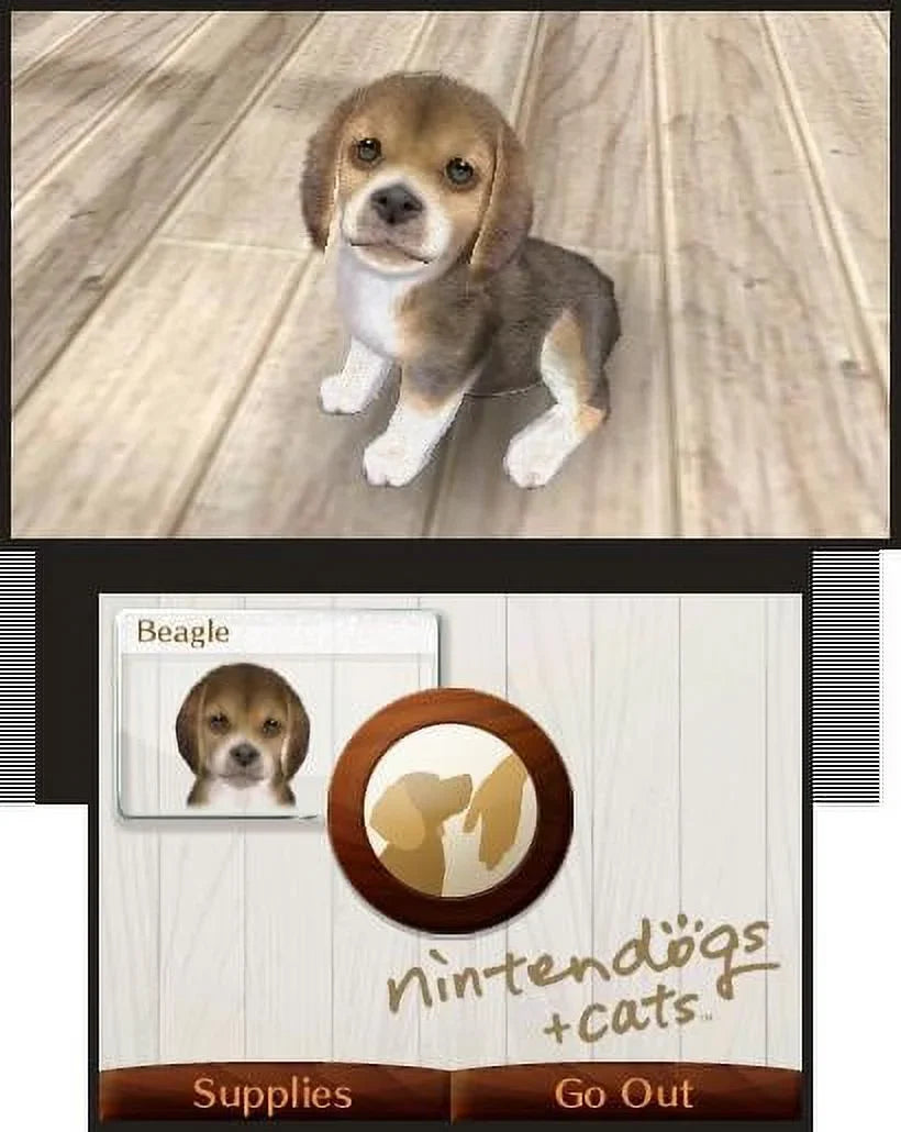 Cats: 3DS Nintendo New + Friends and Nintendogs Toy Poodle
