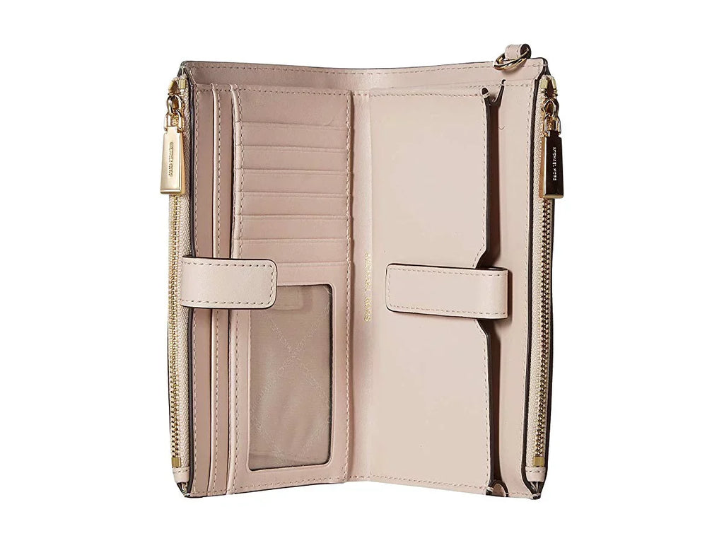 Pink Zip Kors Soft Wristlet Double Michael Michael