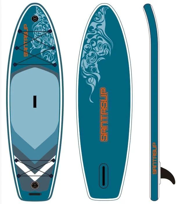Stand SUP Paddle Max x6 & Up Accessories, Deck, Surfing, 330lbs Board for & Stance, Adults, Non-Slip for 11'x33 Inflatable with Youth Fishing Premium Wide