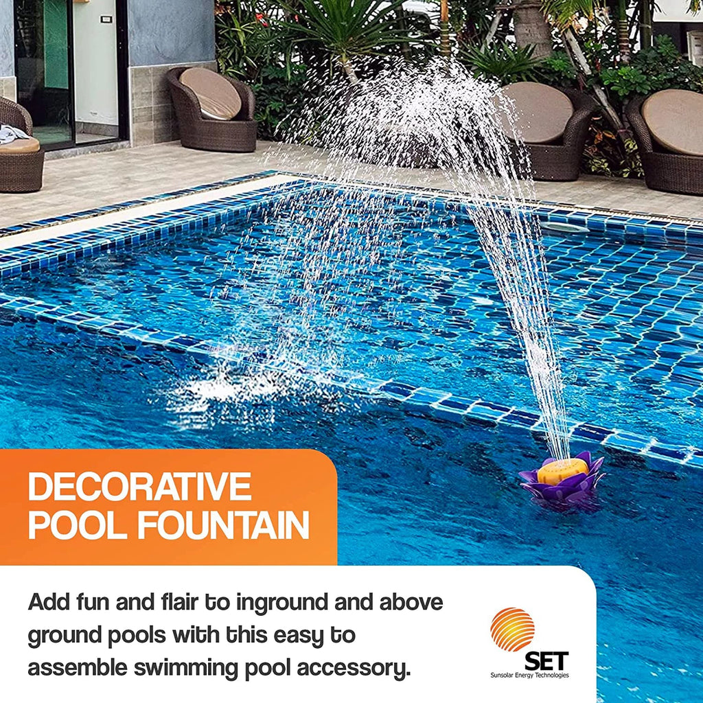 swimming pool Fountain Flower for