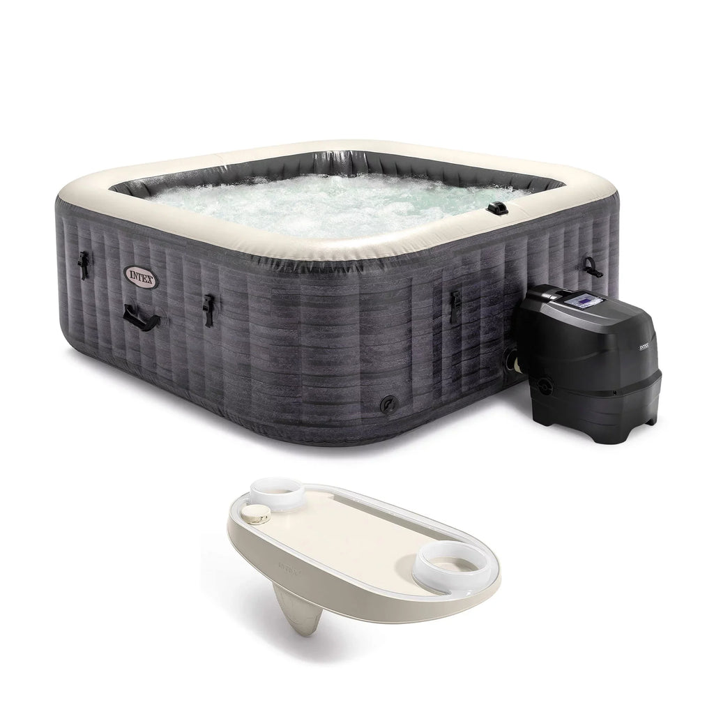 x Intex PureSpa Tray with Greystone 28", Hot Tub, Phone Inflatable 94 Plus