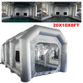 Mobile Inflatable 20x10x8 Paint Tent Spray Filter Booths Portable USA 2 System Car Booth CNCEST Paint FT