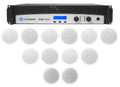 Crown CDi2000 Amplifier+10) Speakers JBL Background Front+2) Commercial 70V 800w