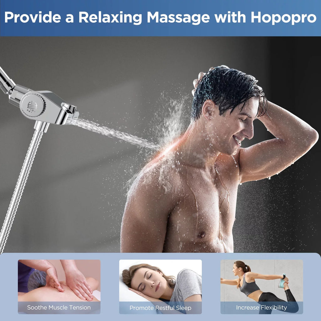 Modes Held Hand Pressure with Combo HOPOPRO 1 5 and SPA Head Shower High Shower Shower Head Filter in 3 System Handheld Showerhead Massage