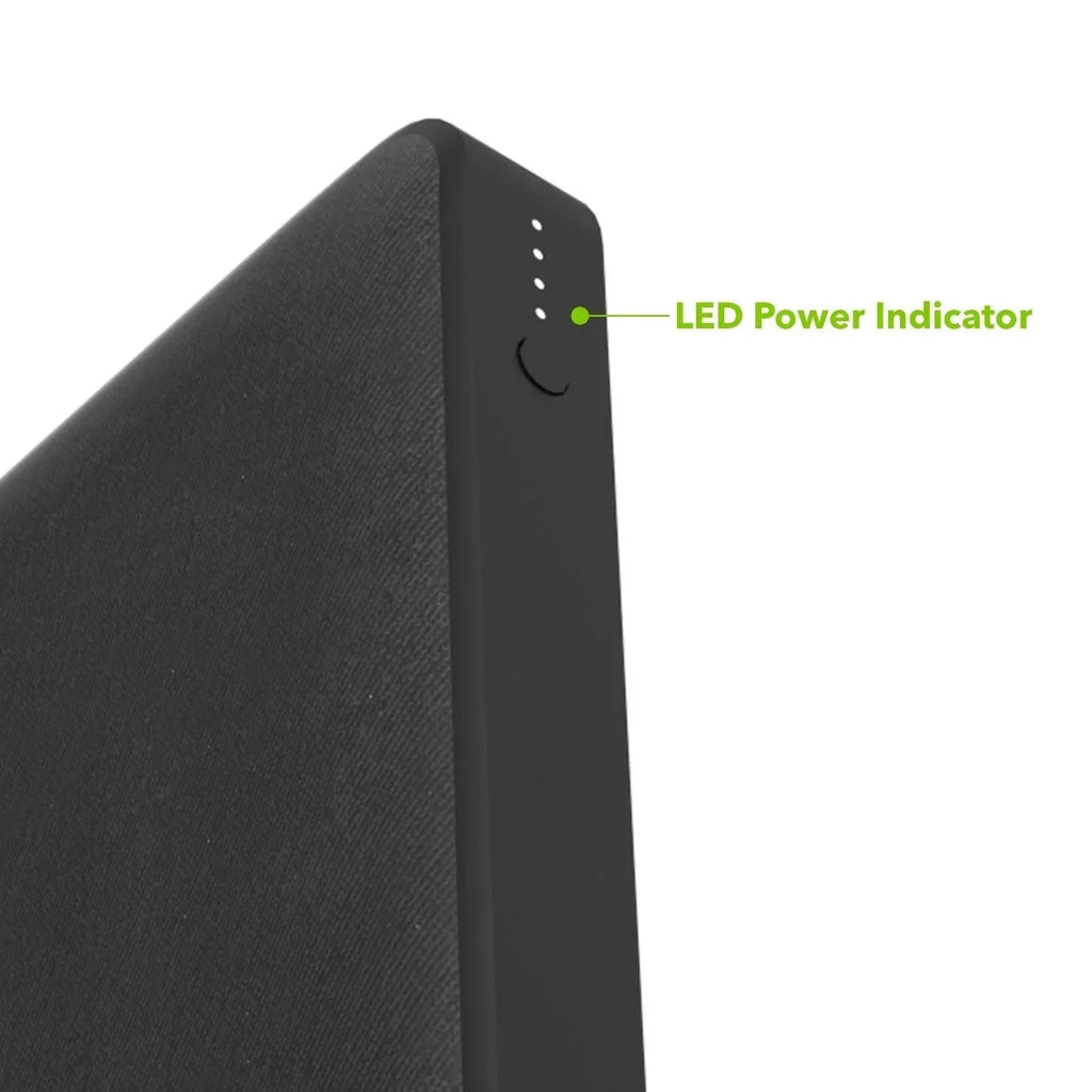 Large - PD mophie 18W Cord Battery, to Port, with mAh USB-A USB-A USB-C Power Travel-Friendly, USB-C Includes Bank PD Powerstation Input/Output (1) Power Internal and 10,000 Fast Port (1) Charging