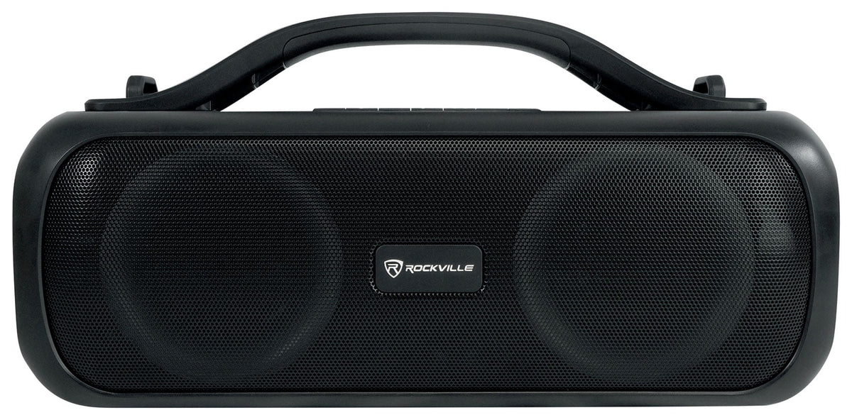 Bass Rockville D4 Bluetooth Portable Deep Speaker, Large Go LED Party Party Loud