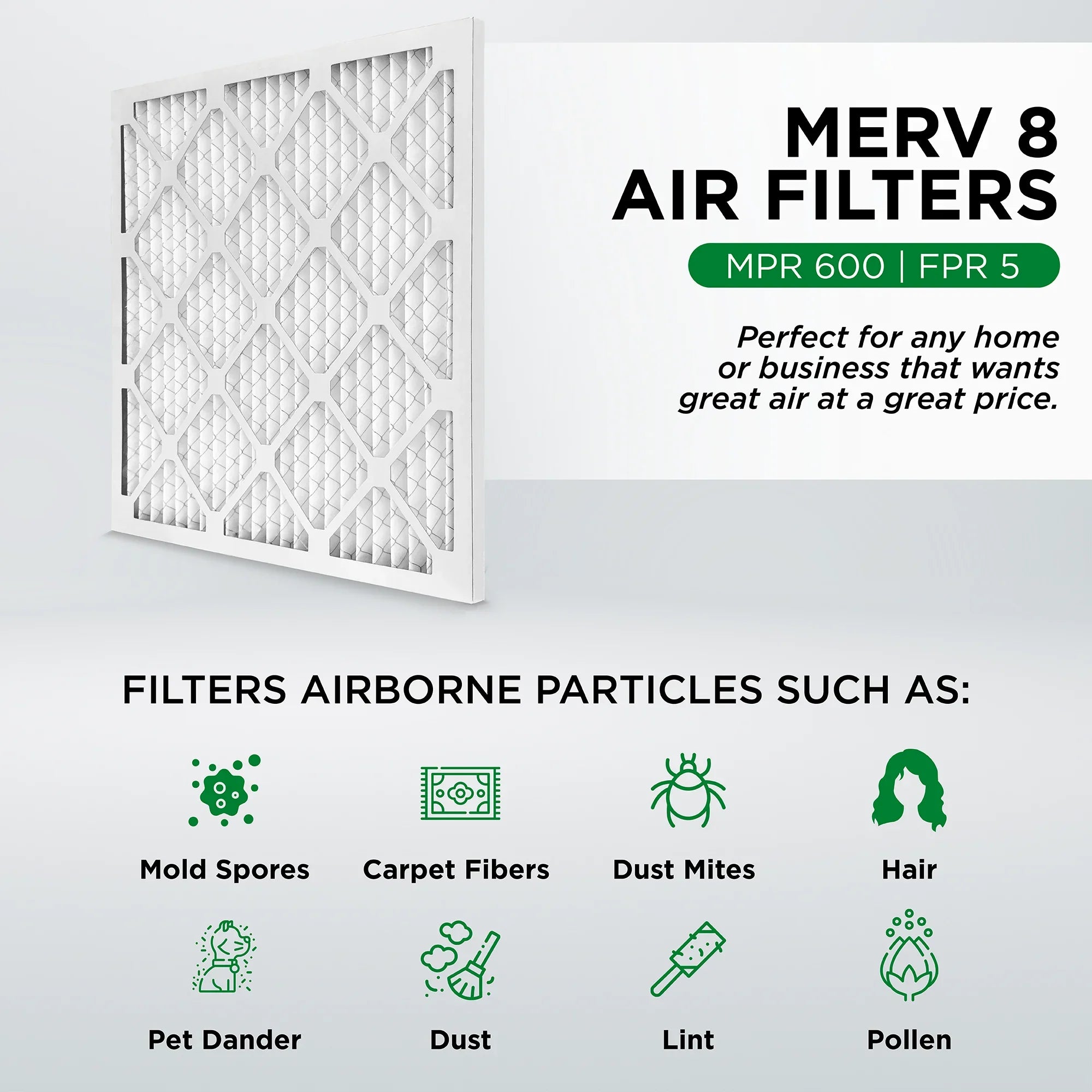 x 13.75 MERV 13.75 Pleated 0.75 Size: Inches) Quantity Air AC 6. Furnace (Actual Pamlico Filters. x 8 Air 14x14x1