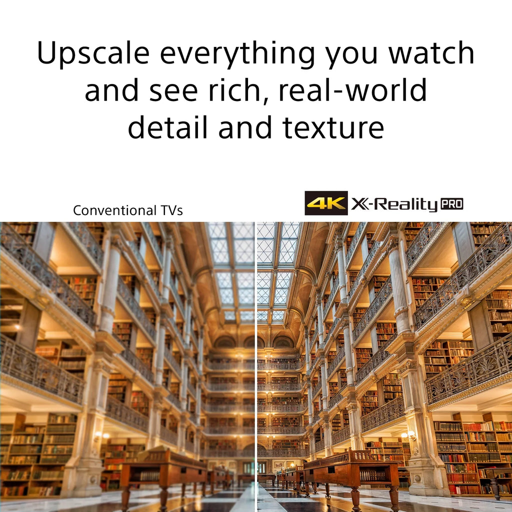 Sony HDR UHD Google (2160p) TV Restored 50" Series LED X80J Smart (Refurbished) 4K Class KD50X80J