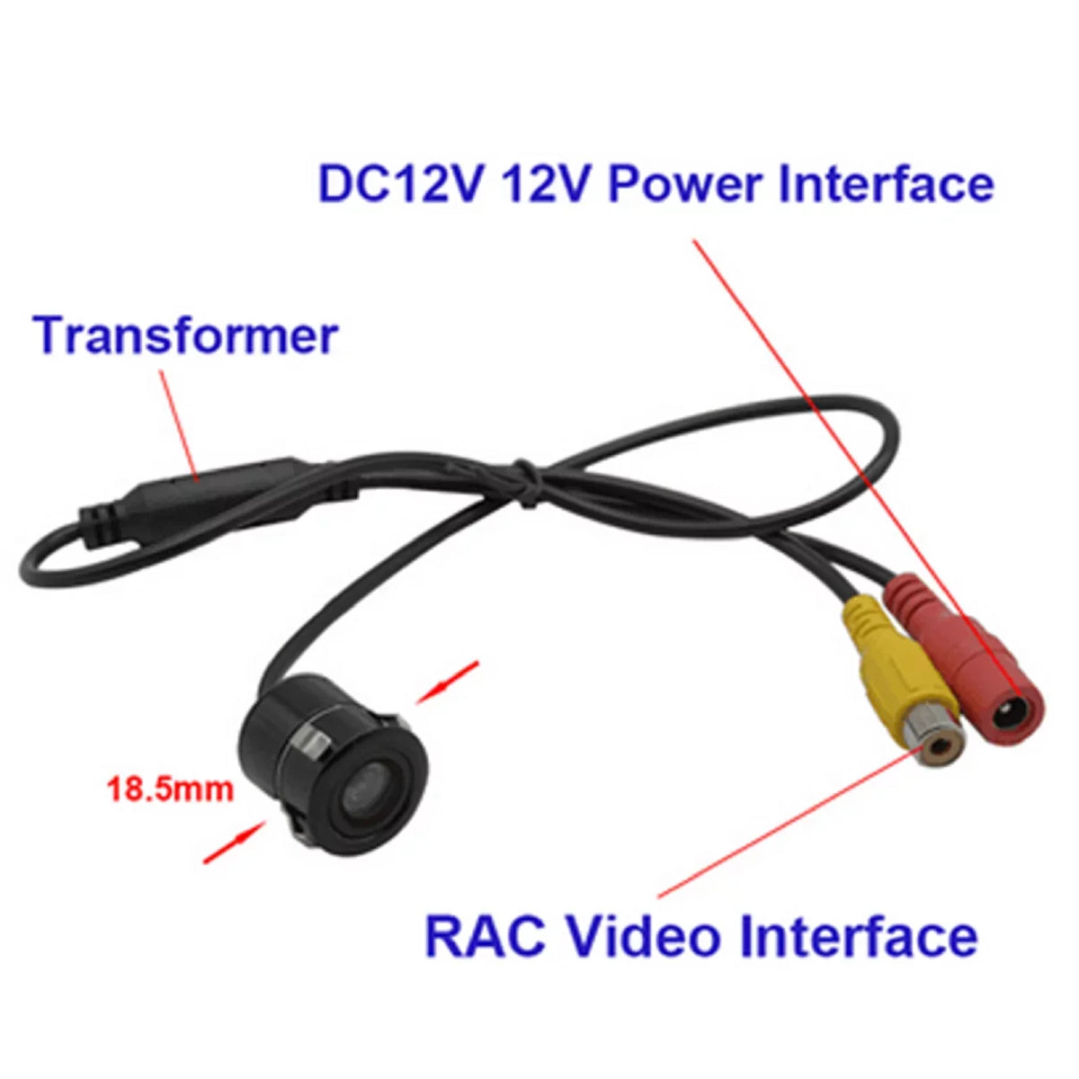 Monitor IP69K Rear Bus View HD Truck LCD for Parking Camera Car Backup 4.3in Van