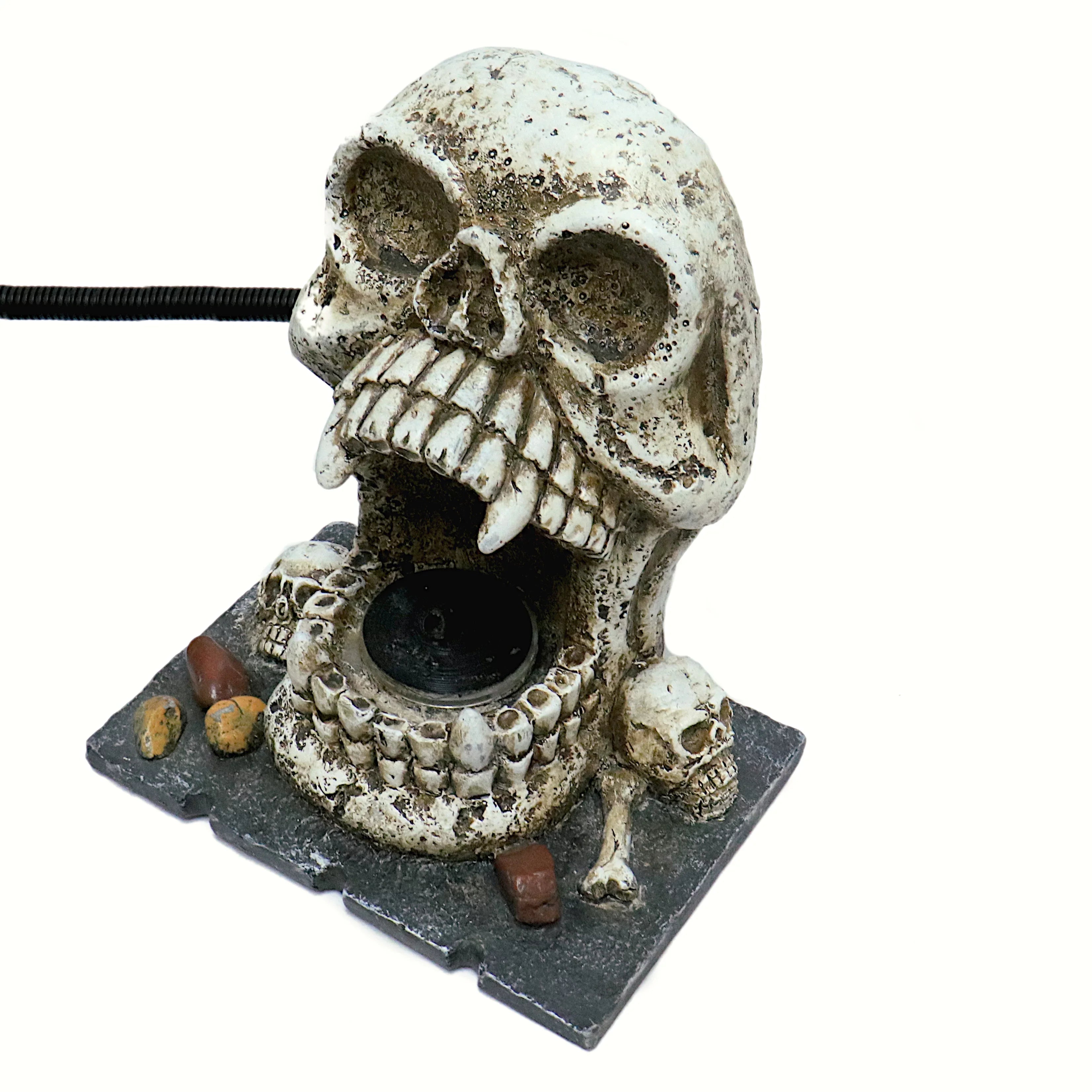 Statuary Pro Outdoor Feature Skull Fountain Water Custom Spitter Decorative