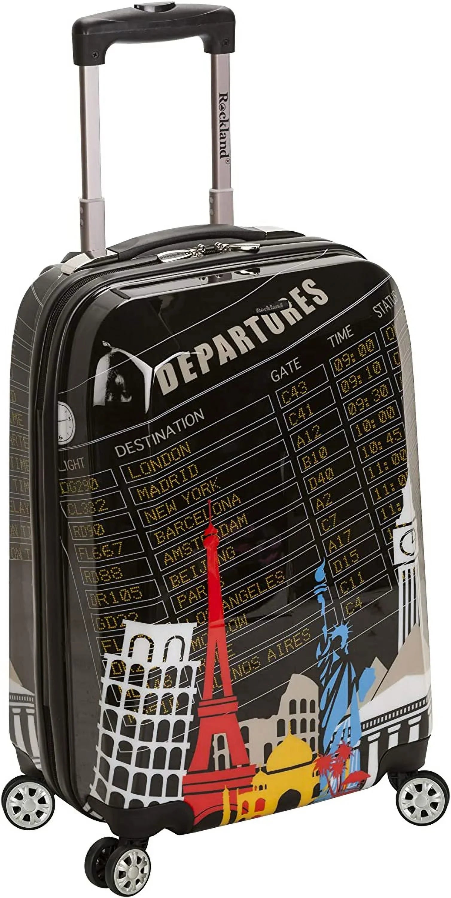 Polycarbonate 20" Luggage On Rockland Carry F2061 Hardside