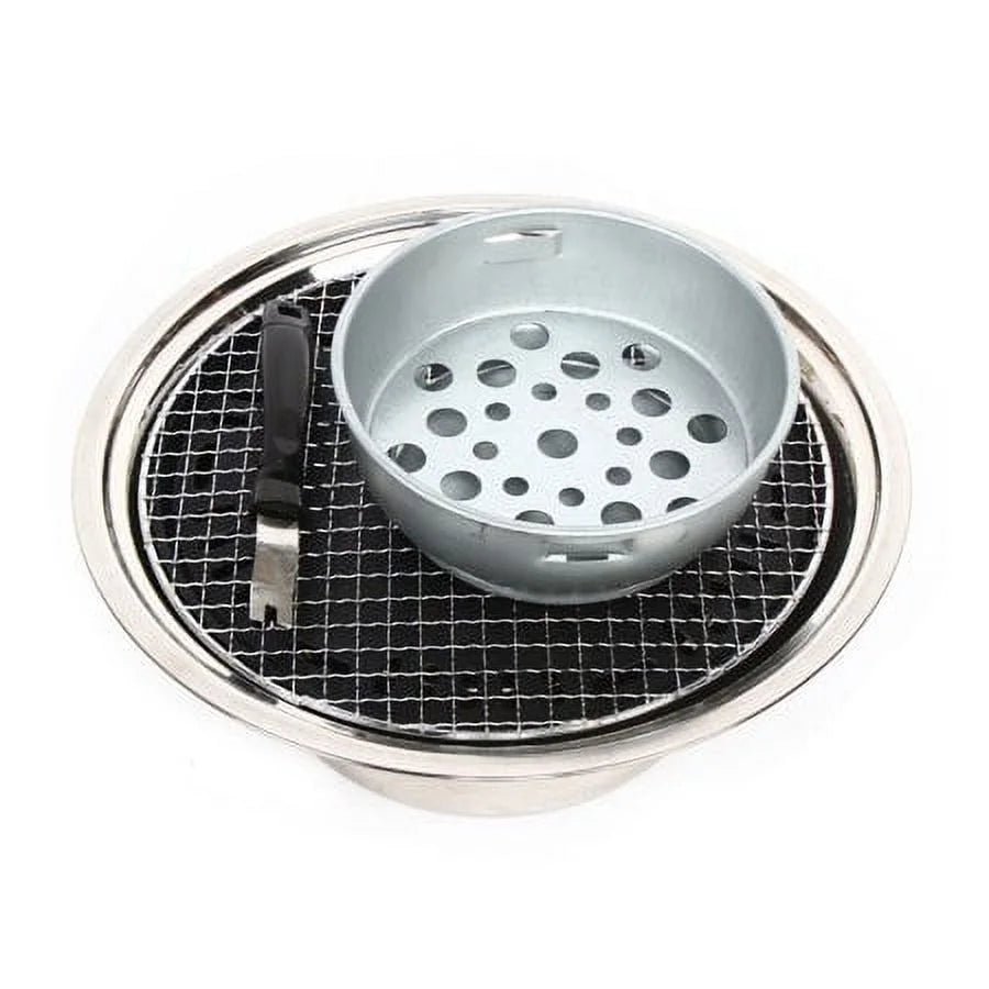 Table Barbecue Picnic Japanese Hibachi BBQ Cooker Korean Stove Stainless Grill