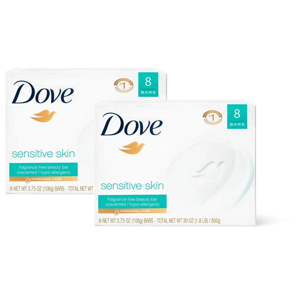 Skin, Bar 3.75 Washes Of And Nourishing Dove Gently 16) Nourishes Skin Cleanses (Pack Bacteria Sensitive Your Effectively Away Beauty While Oz