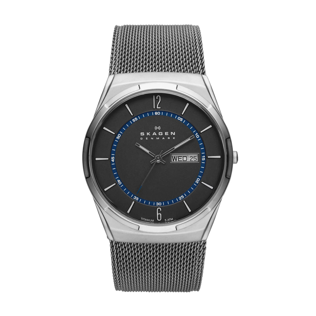 Gray and Melbye Watch Day-Date Titanium Steel-Mesh (SKW6078)