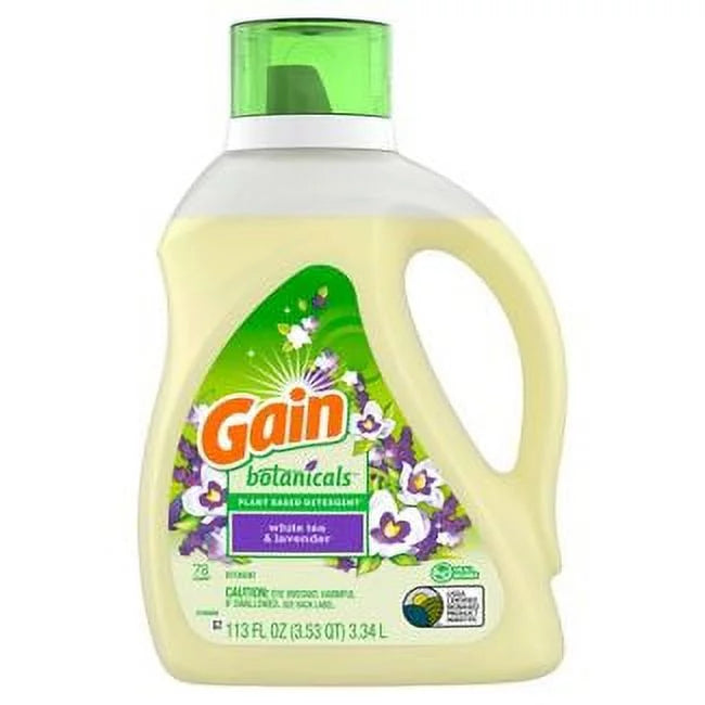 & Lavender White Botanicals Based FL Plant Tea Gain oz Detergent 113