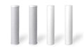 '+ Blue Pack 4 Big x BLOCK Filters: CARBON 20" Water 4.5" SEDIMENT