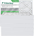 HVAC 24x25x4 AC Filterbuy Filters Air Furnace Pleated 8 MERV (6-Pack)