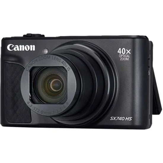 Black 20.3 Compact PowerShot Camera, SX740 HS Megapixel Canon