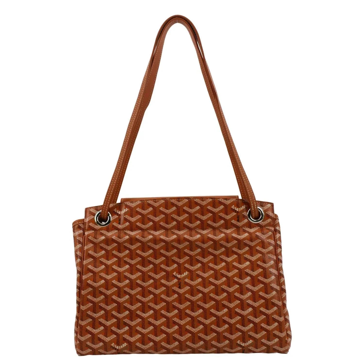 GOYARD Rouette Orange Pre-owned Shoulder Soft Bag Canvas