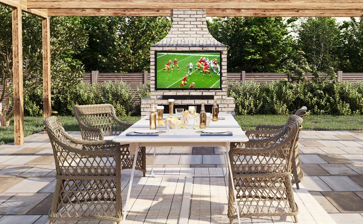 TV Additional Protect Partial by with FDUP55CBS Furrion (2021) 55" 4K an Year UHD Series Epic Weatherproof Coverage Sun Outdoor 2