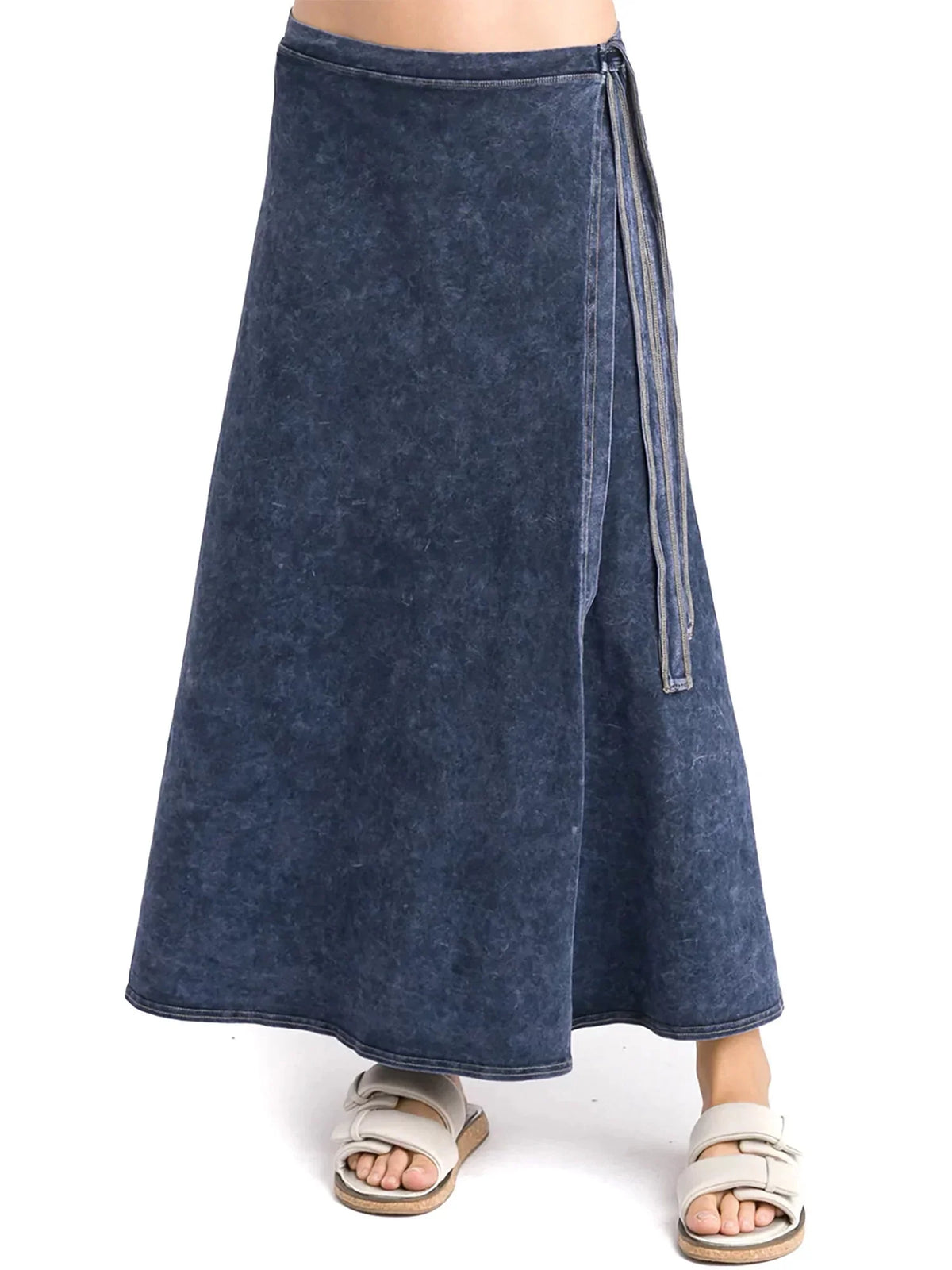 Tail Hard (W-964) Wrap Skirt Long